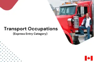 Transport occupations Express Entry category